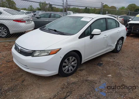 2012 Honda Civic Lx from USA, damaged, VIN 2HGFB2F52CH567590